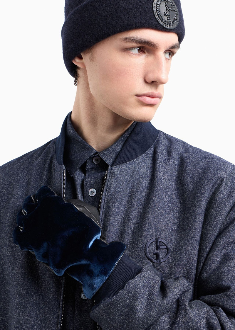 Denim Collection shirt in virgin wool, viscose and silk 6