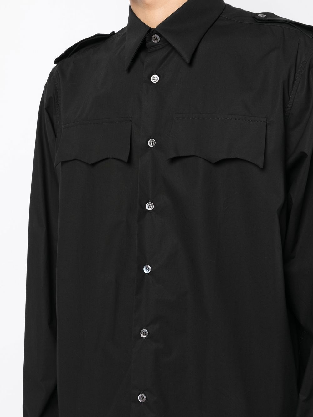 button-up cotton shirt - 6