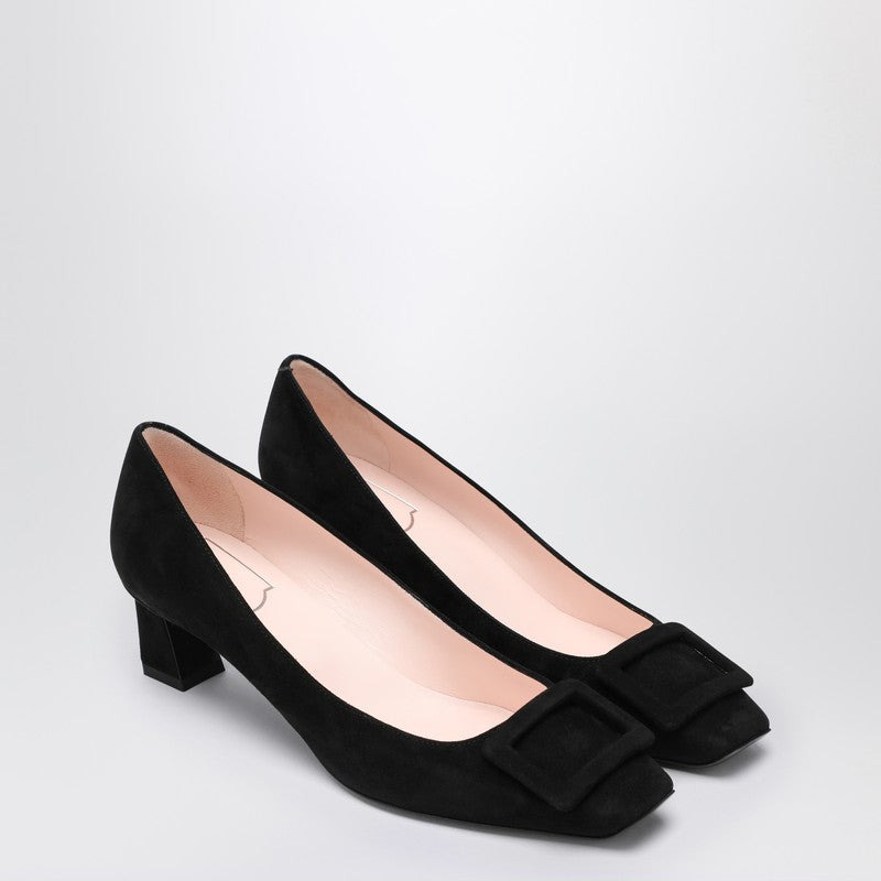 Roger Vivier Belle Vivier Black Suede Décolletés Women - 2