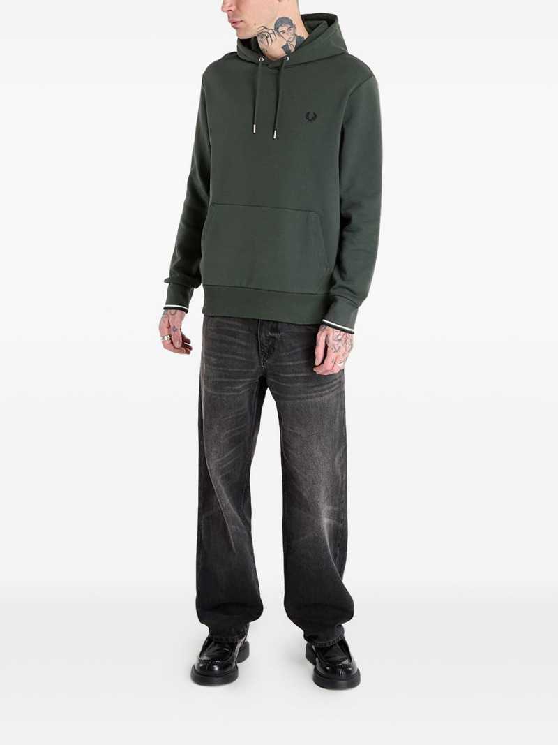 Fred Perry logo-detail hoodie outlook