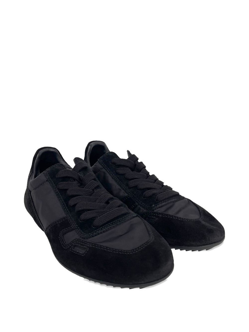 Rick Owens lace-up panelled sneakers outlook