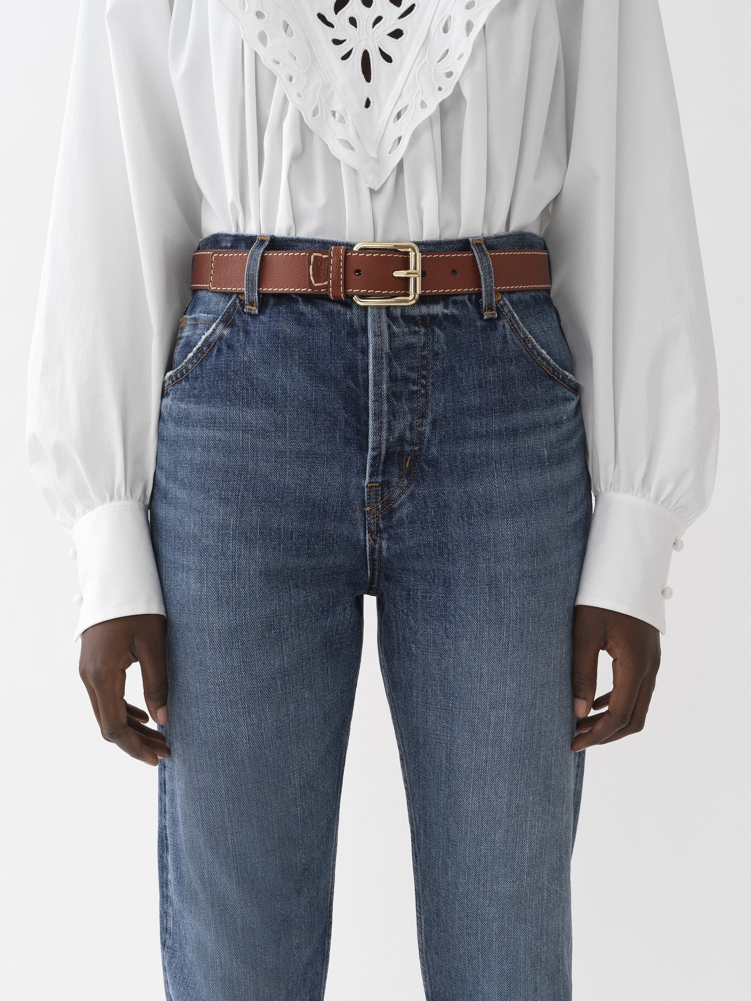 DENIM FLARE JEANS - 5