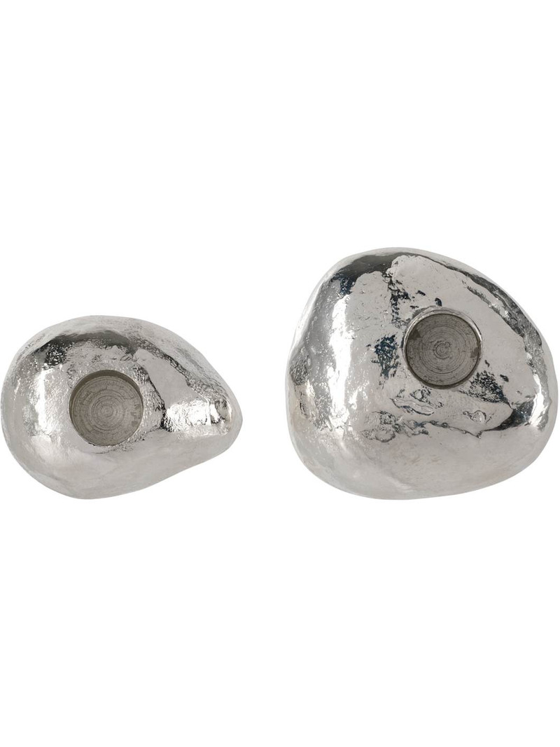 Silver 'The Floating Pebble' Candle Holder Set - 1