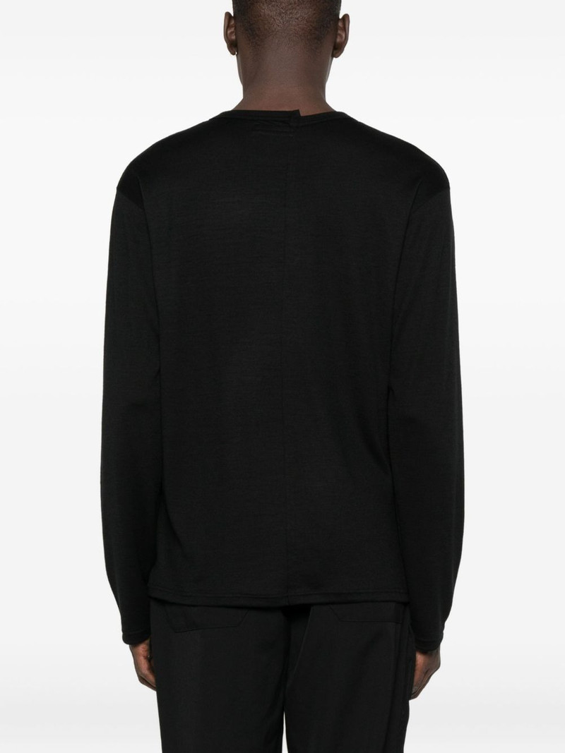 long-sleeve wool T-shirt 4