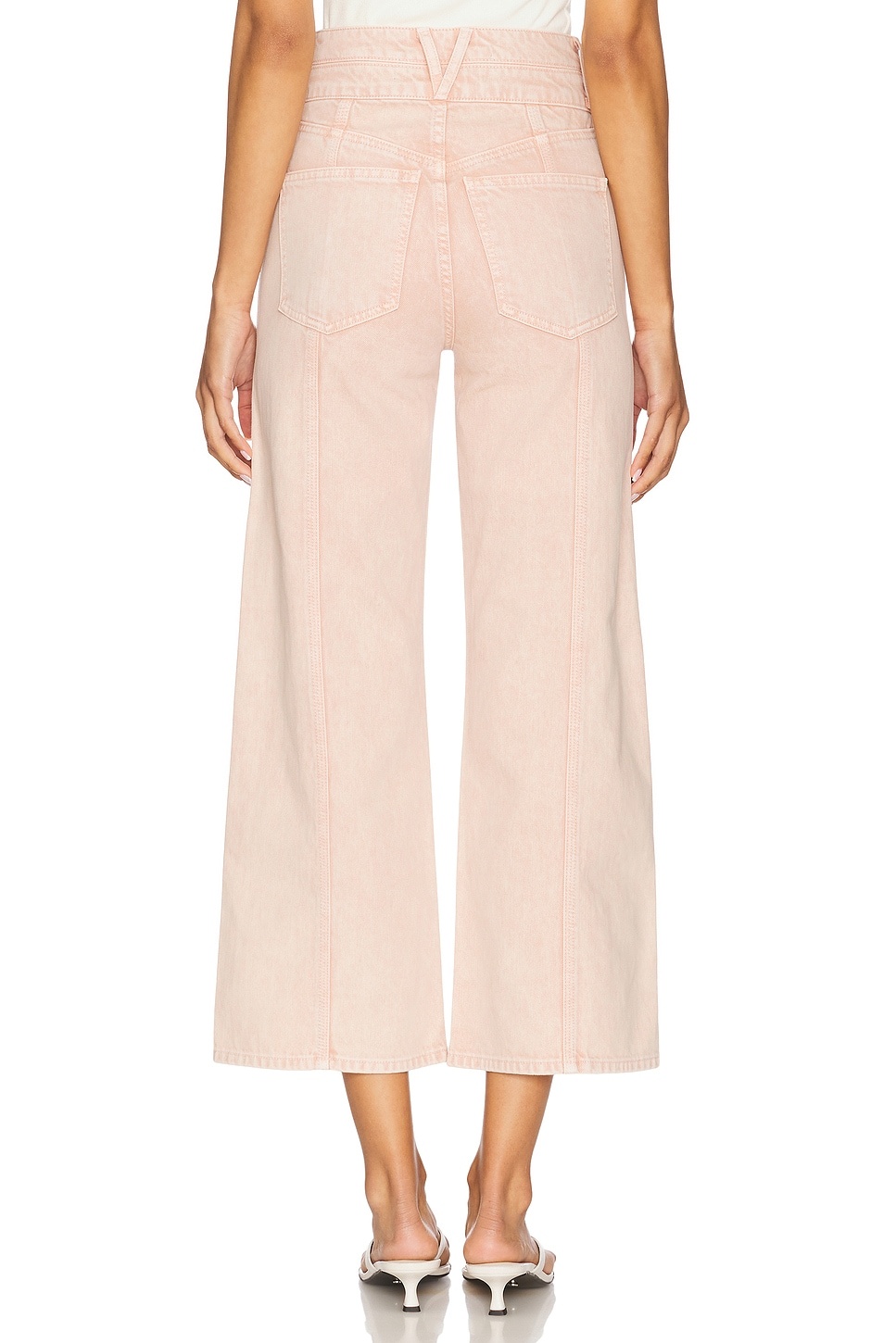Taylor Cropped High Rise Wide Leg - 4