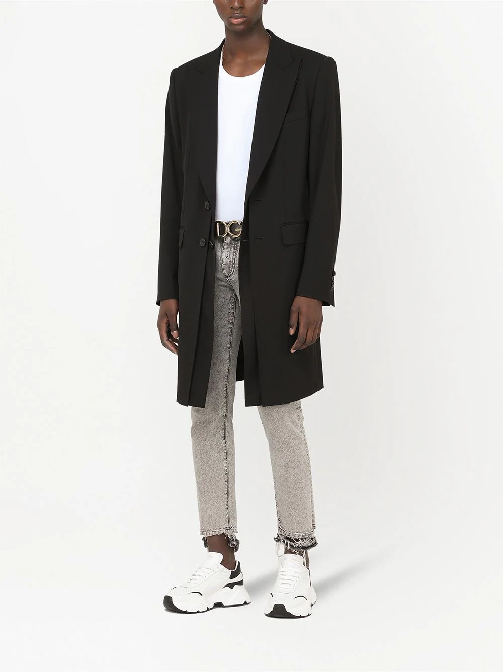 button-front jacket - 2