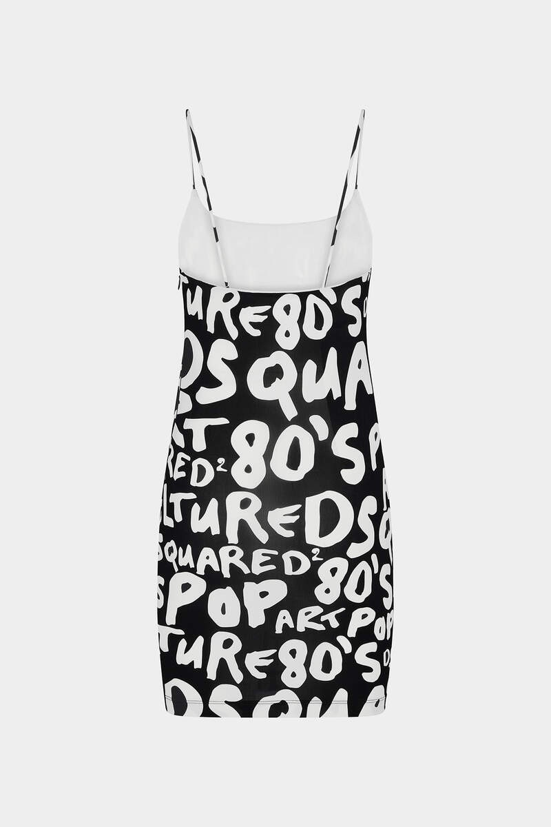 DSQUARED2 D2 POP 80'S STRAP DRESS outlook