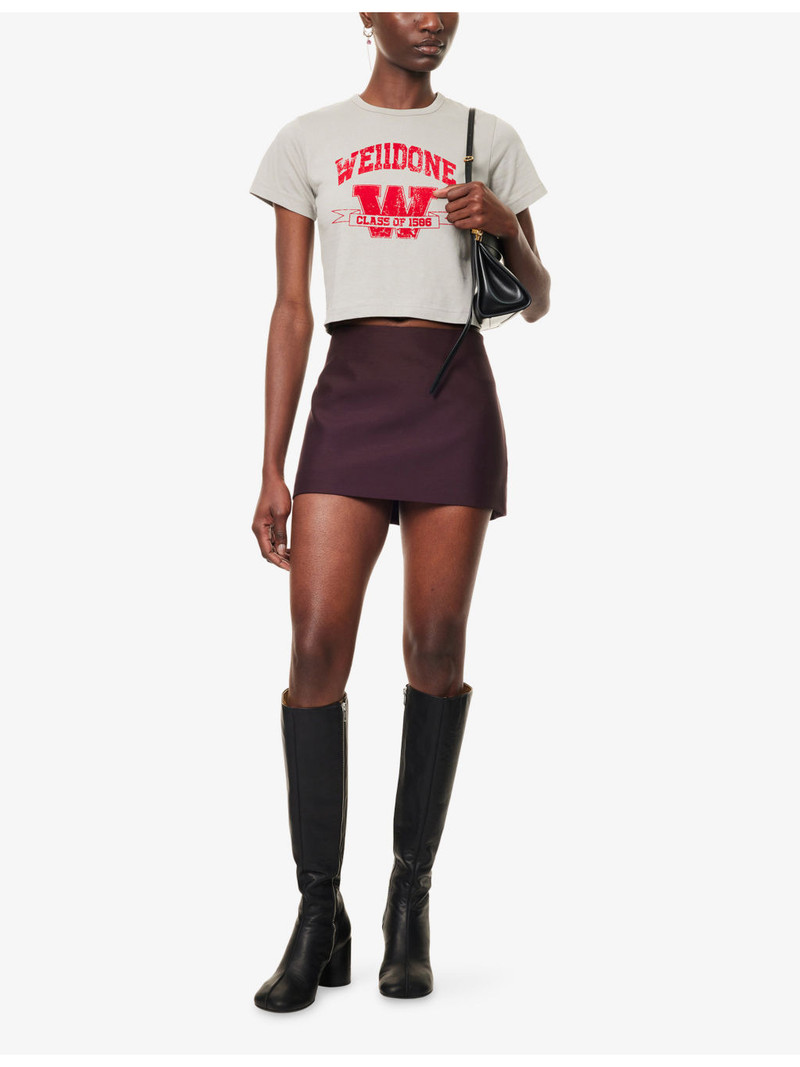 We11done Printed Short-Sleeves Cotton-Jersey T-Shirt outlook