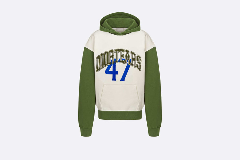 DIOR TEARS Oversized Hooded Sweatshirt - 1
