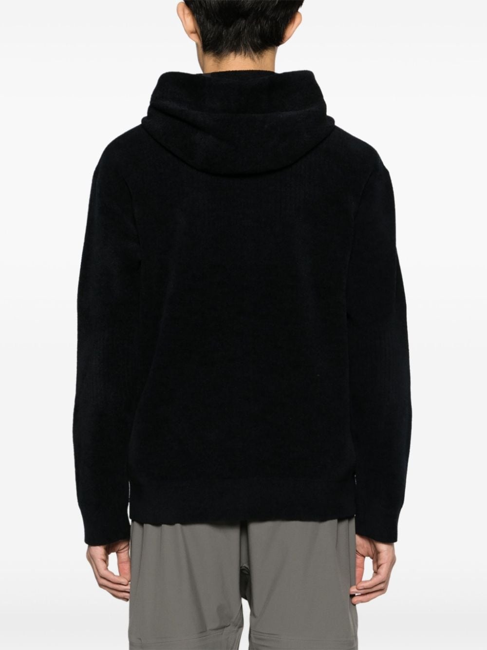Fusion Knit zip-up hooded jacket - 4