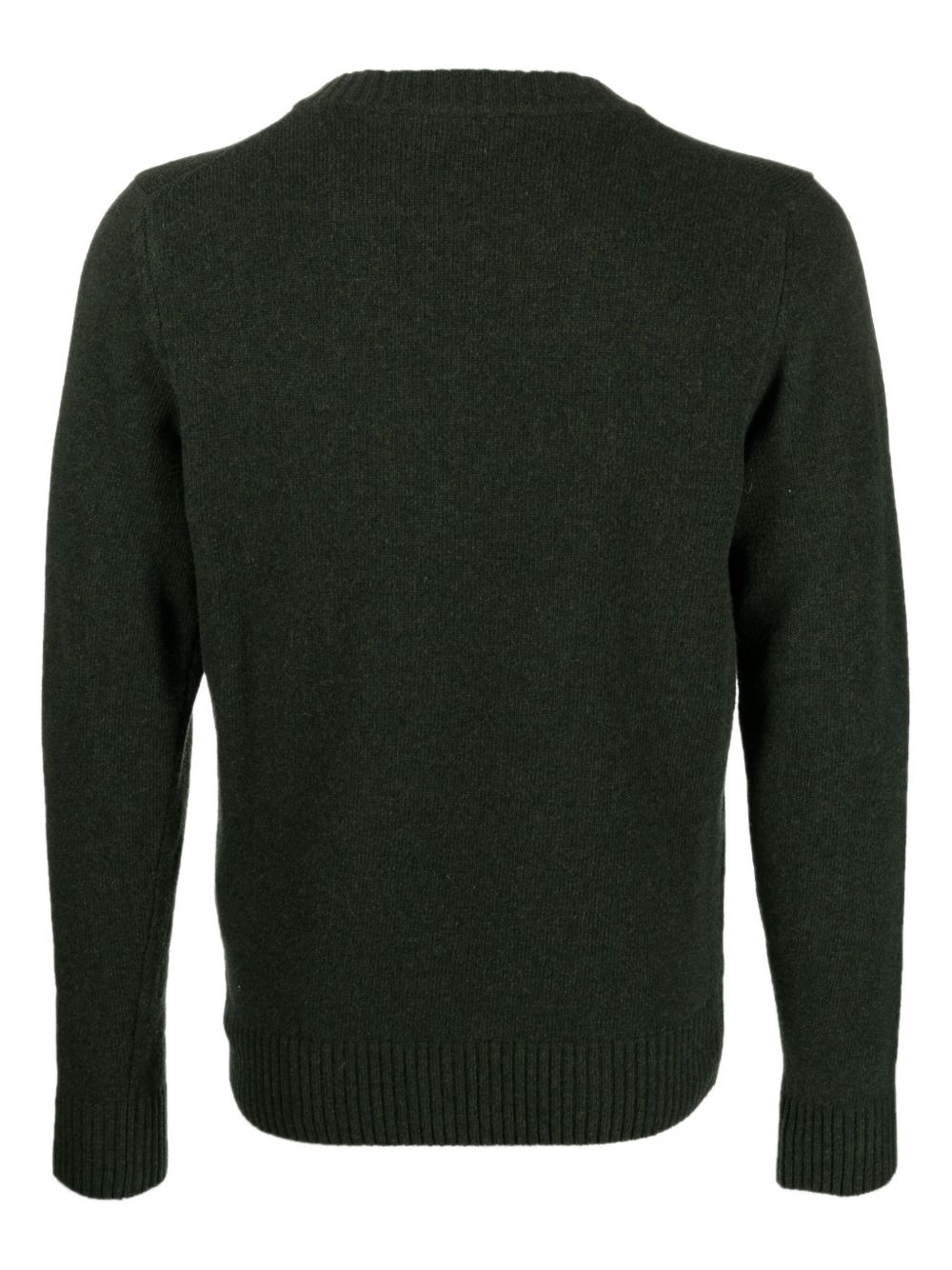 logo-patch crew-neck jumper - 2