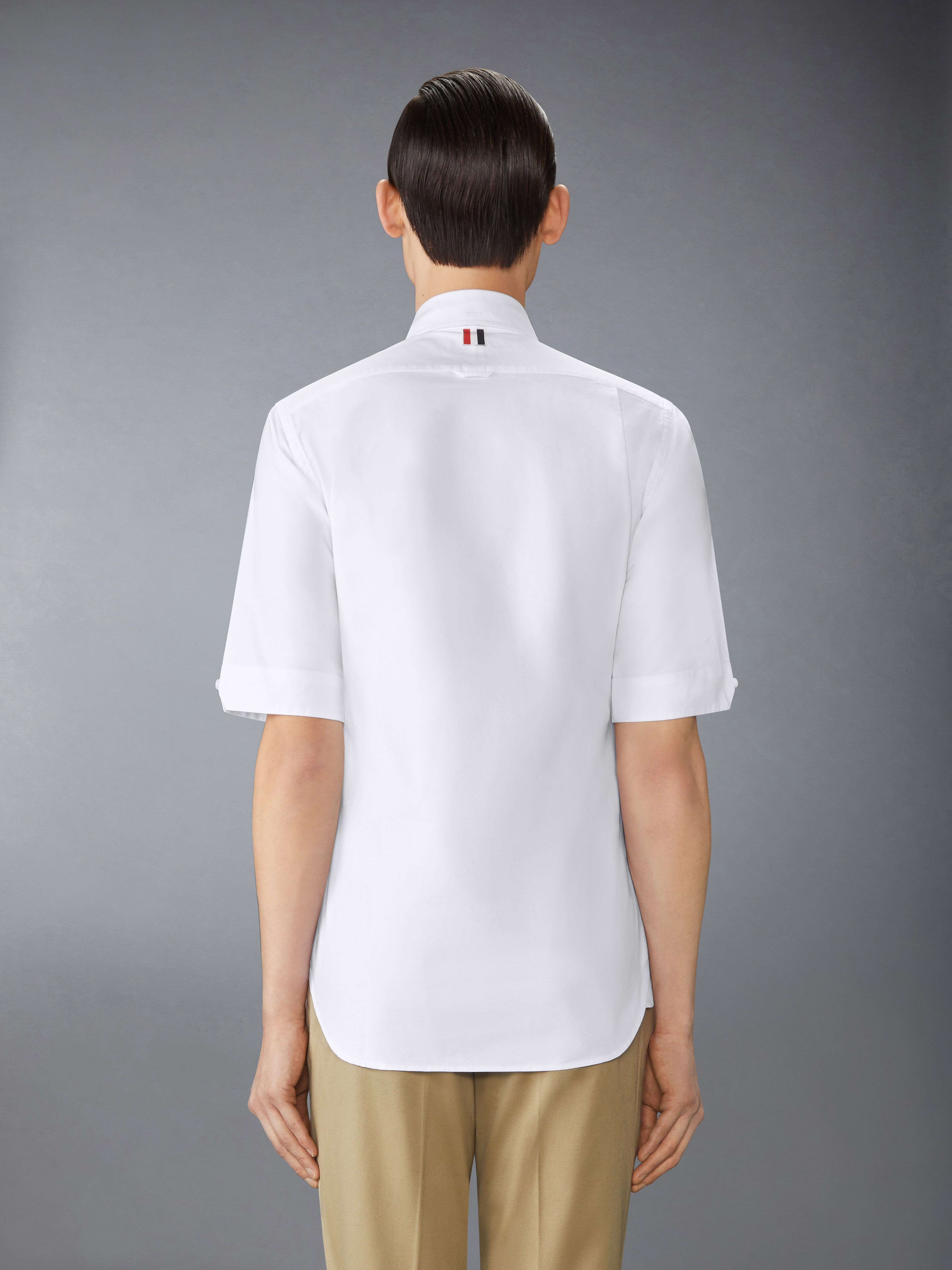 OXFORD RWB GROSGRAIN SHORT SLEEVE SHIRT - 5