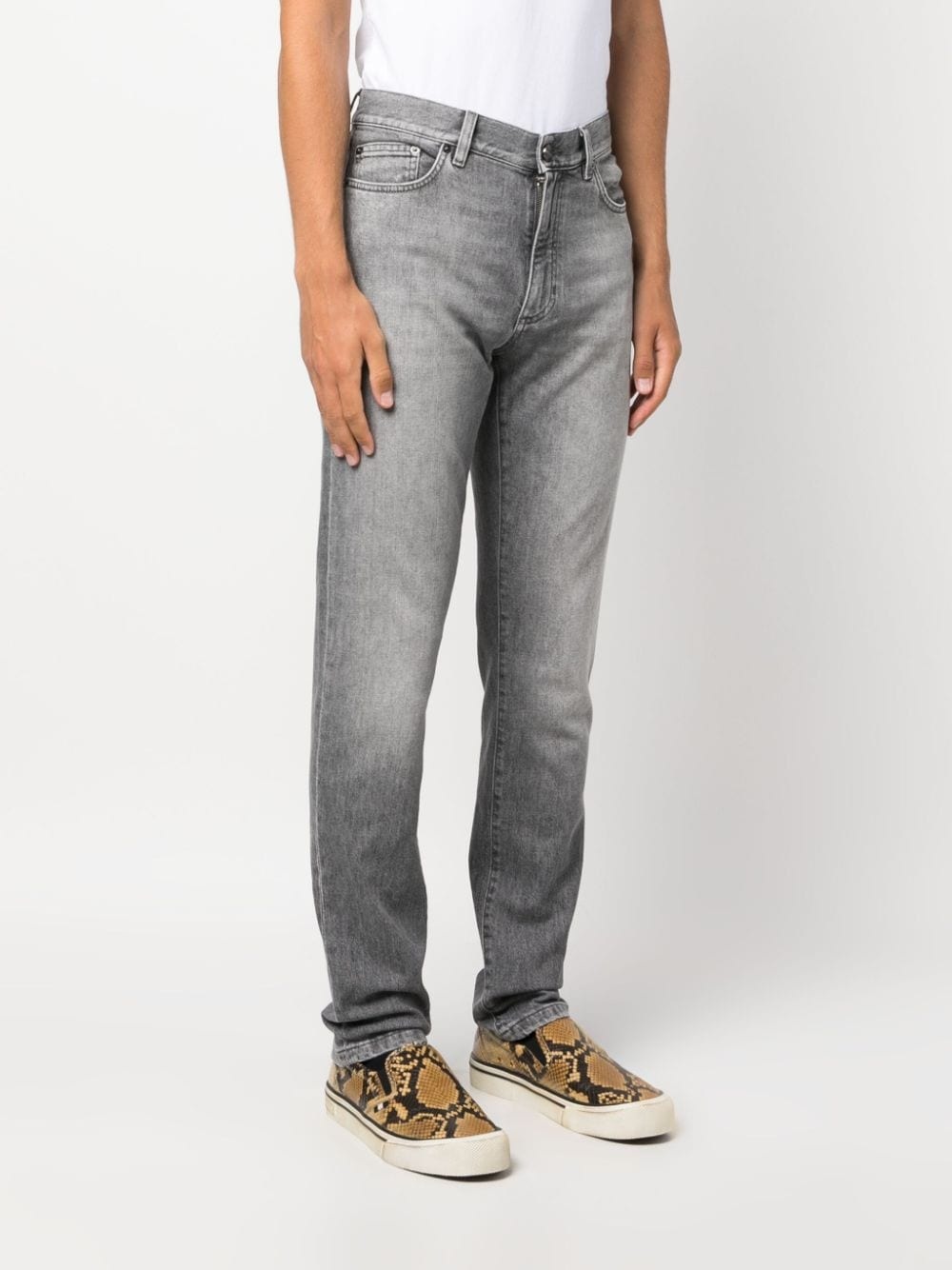 mid-rise straight-leg jeans - 3