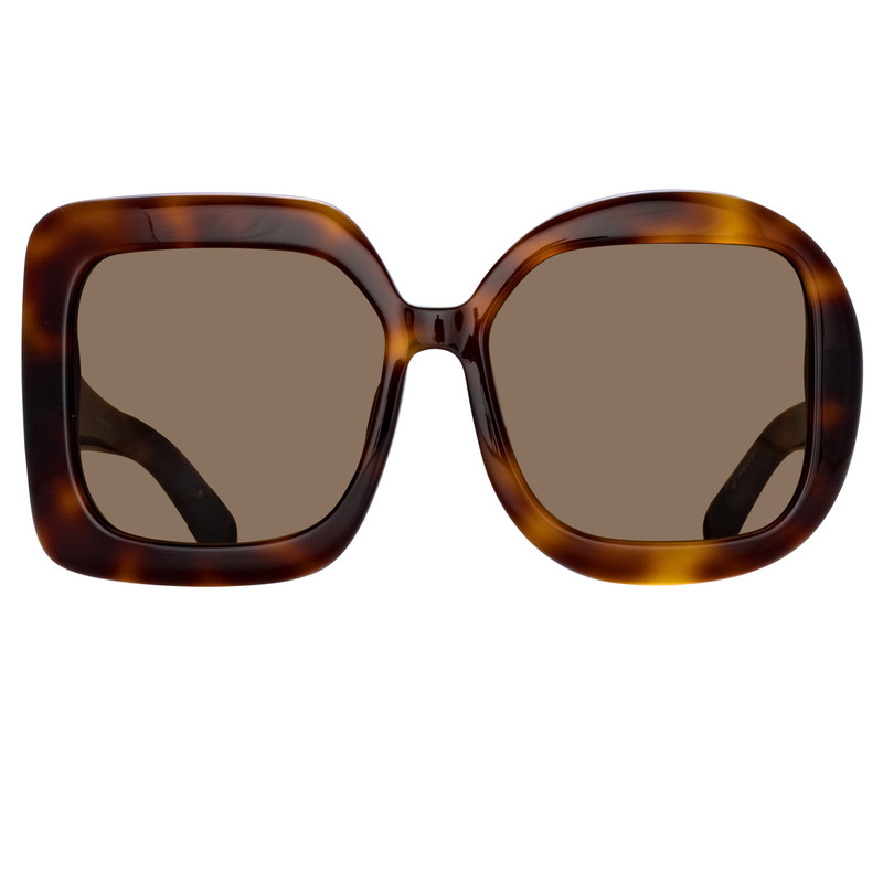 Tortoiseshell의 Carre Rond Square 선글라스 1