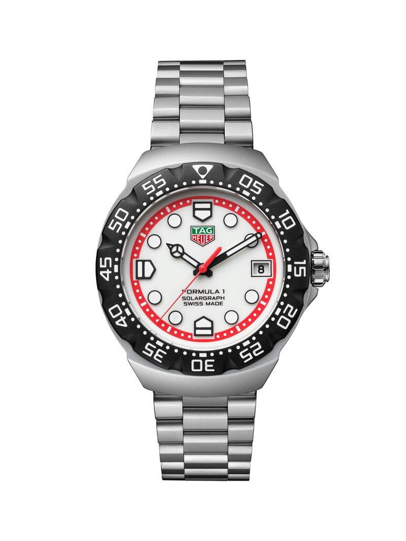 Women's Formula 1 Stainless Steel Solargraph Watch/38MM - Silver 1