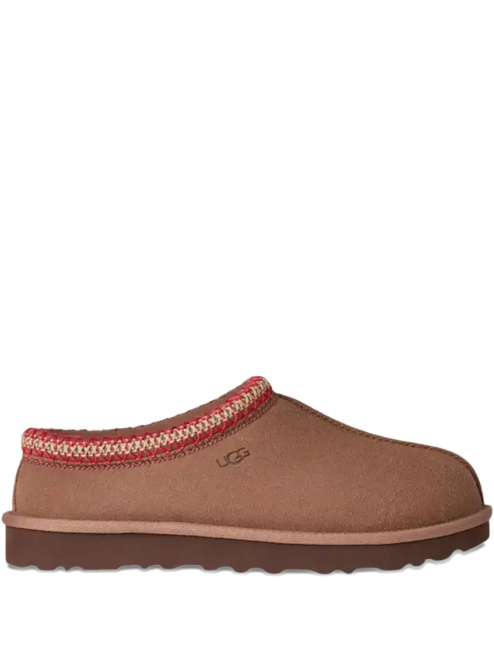 Tasman II braided-trim sheepskin slippers - 1