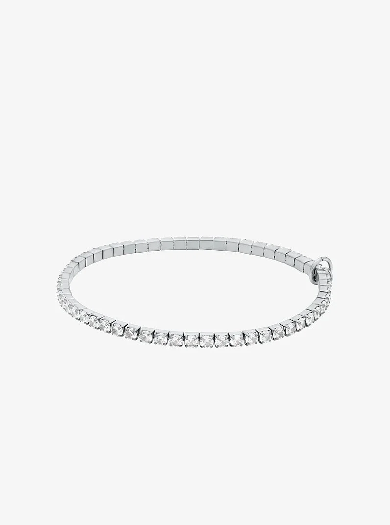 Pavé Stretch Tennis Bracelet - 1