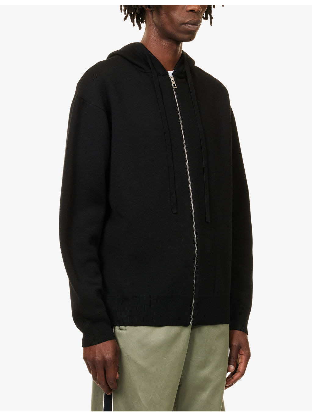 Anagram Relaxed-Fit Stretch-Wool Blend Hoody - 3