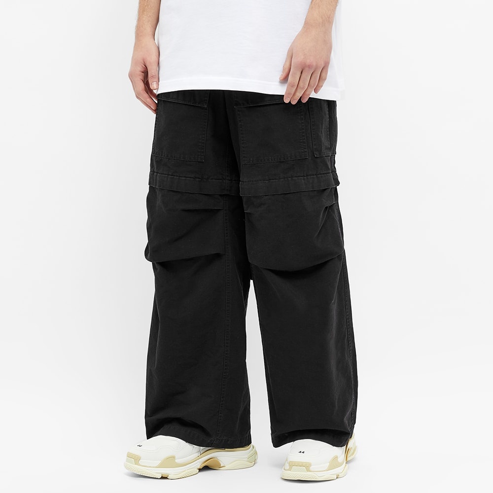 Balenciaga Zip Off Ripstop Cargo Pant - 6