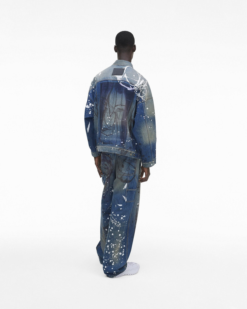 FUTURA X MARC JACOBS PAINTED DENIM BIG TRUCKER 9