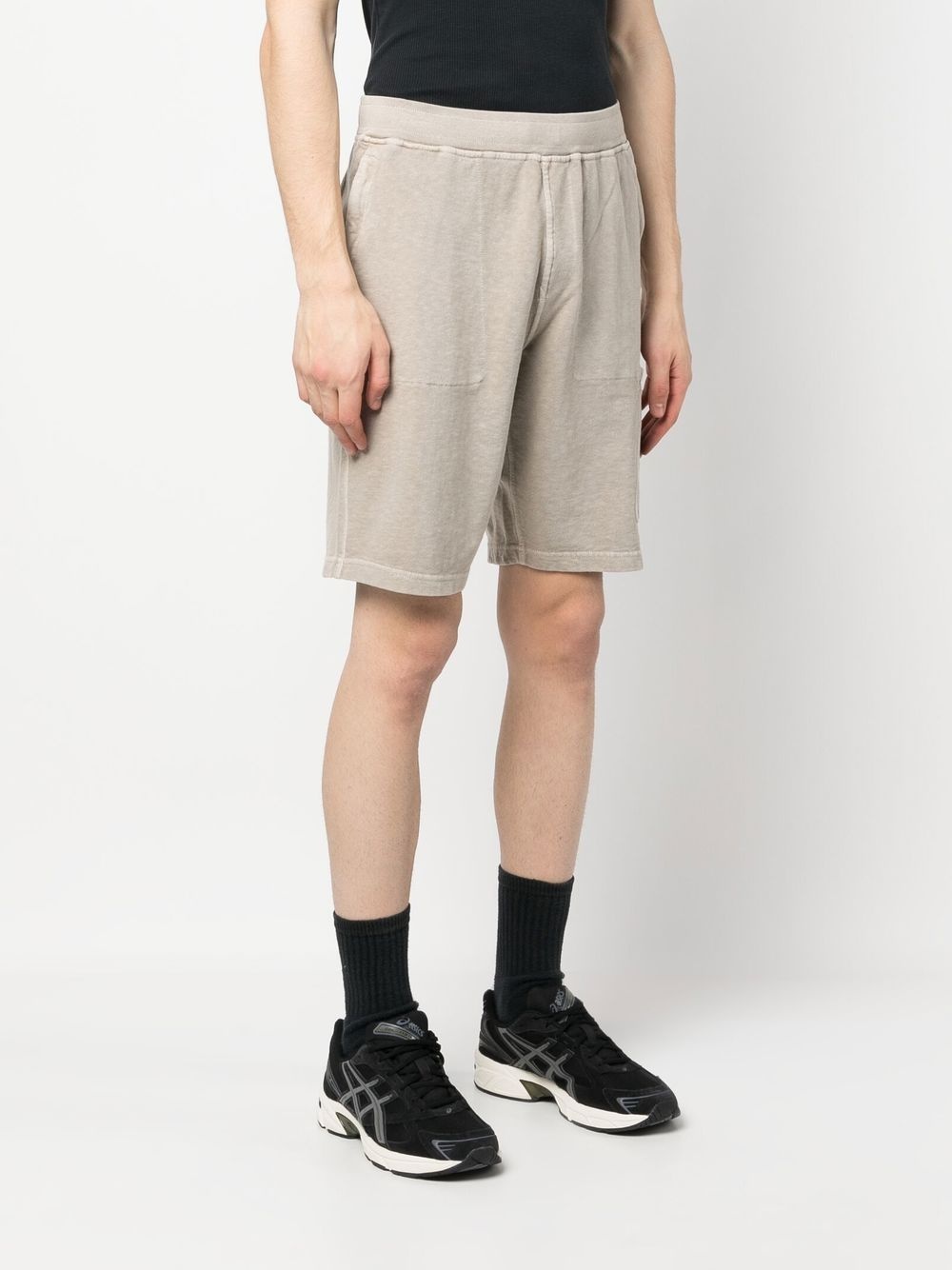 Compass-motif cotton shorts - 3