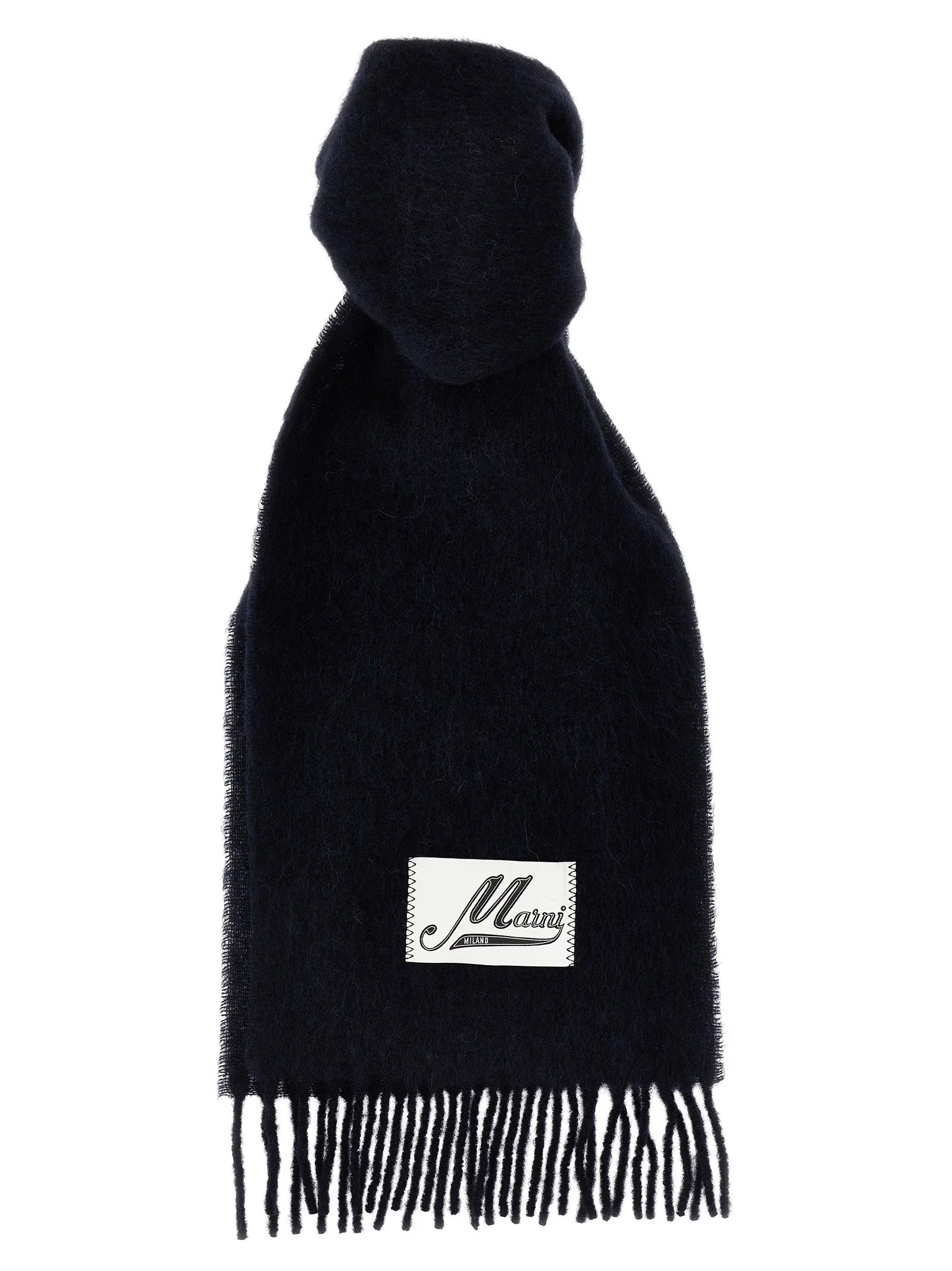 Marni Men Logo Patch Scarf - 1