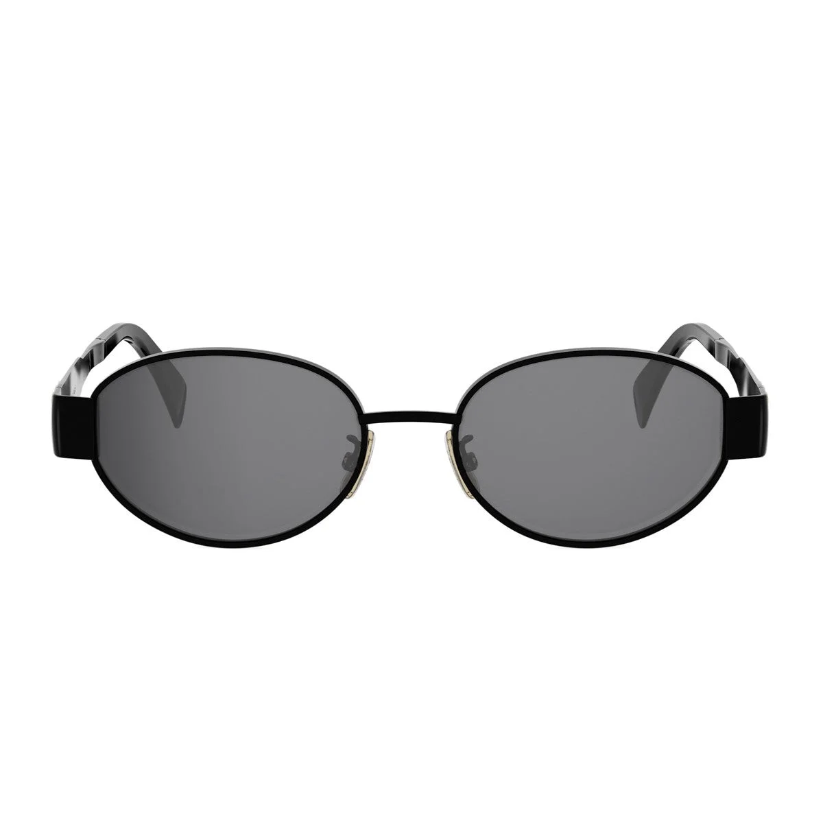 Women's Metal Triomphe Black Metallo Sunglasses - 1