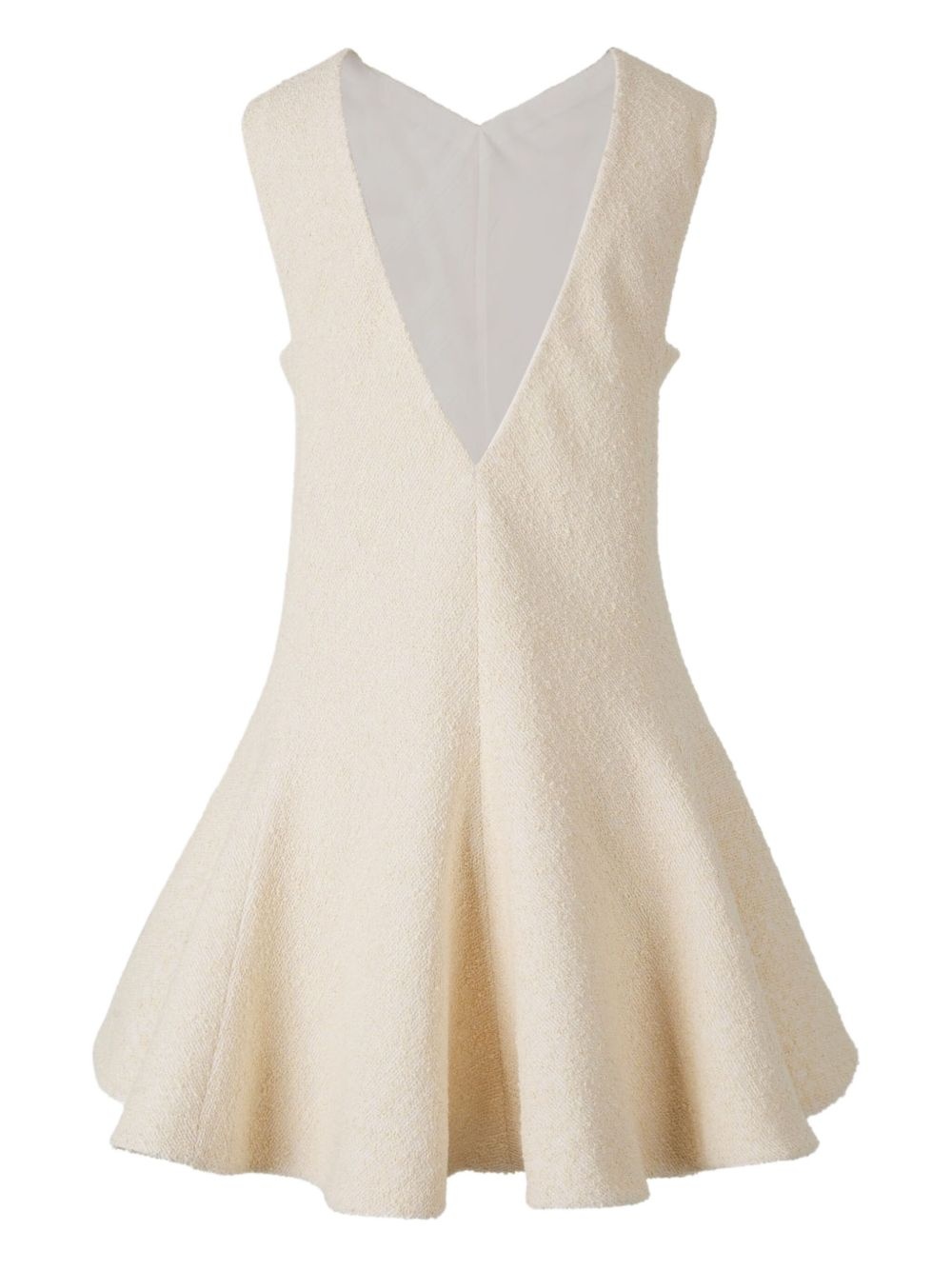 V-back flared skater dress - 2