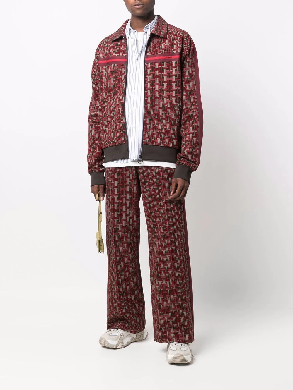 JL Maze jacquard track pants - 2