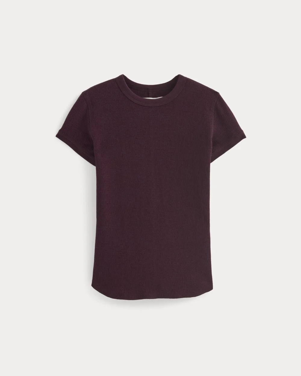 SHRUNKEN TEE IN COZY WAFFLE - 1