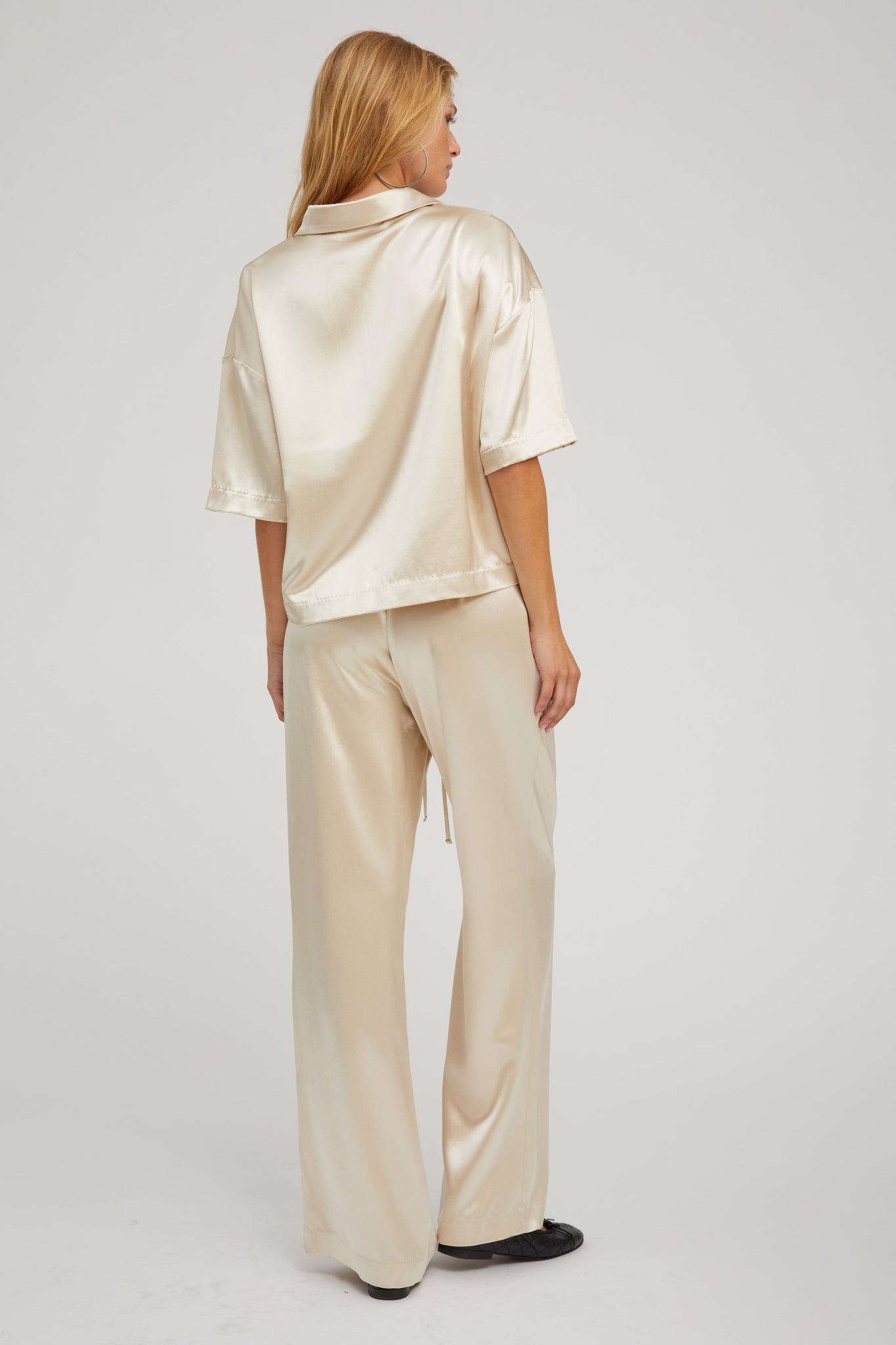 CHAMPAGNE SILK KAUAI PANTS - 7
