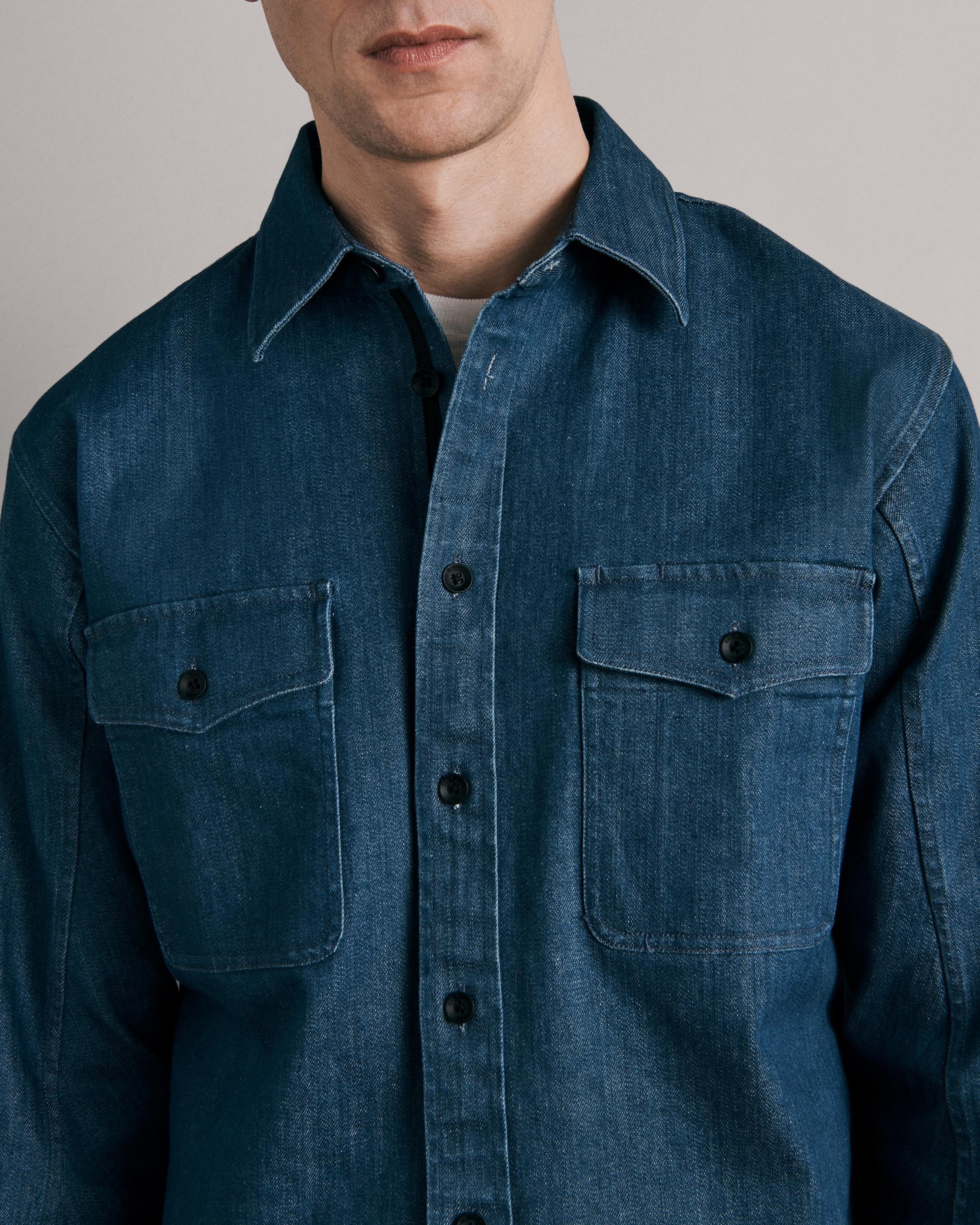 Japanese Cotton Engineered Shirt Jacket
Classic Fit Shirt - 6