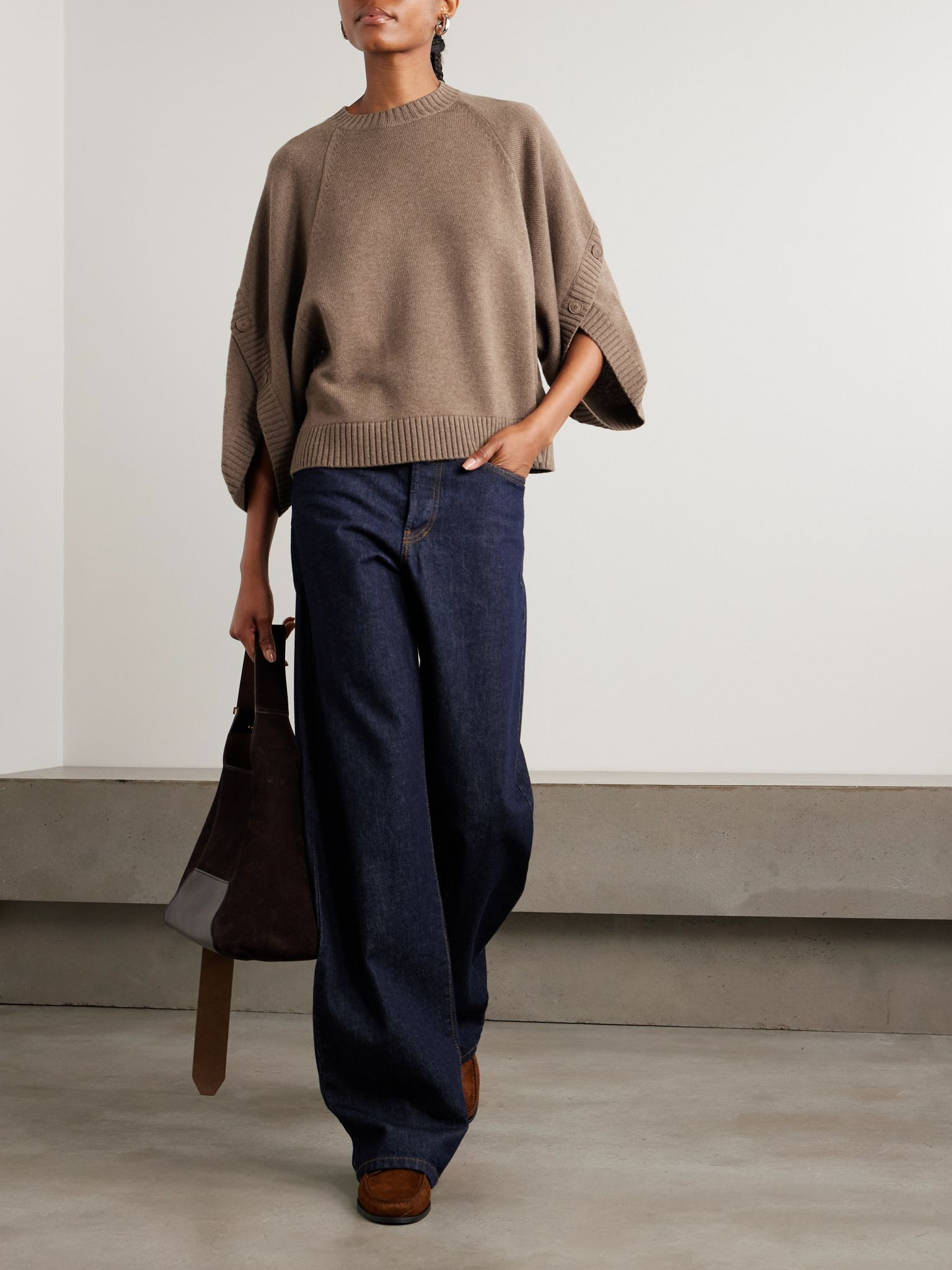 Ampex wool and cashmere-blend sweater Brown - 2