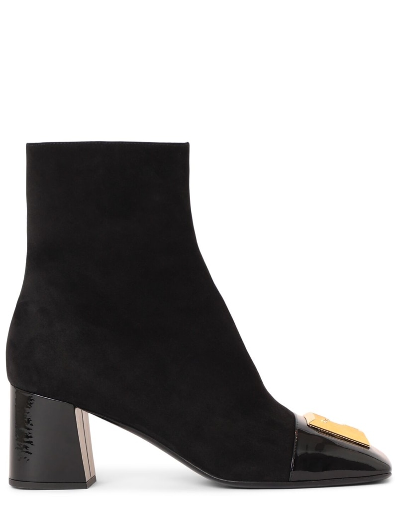 75mm Edna suede ankle boots - 1