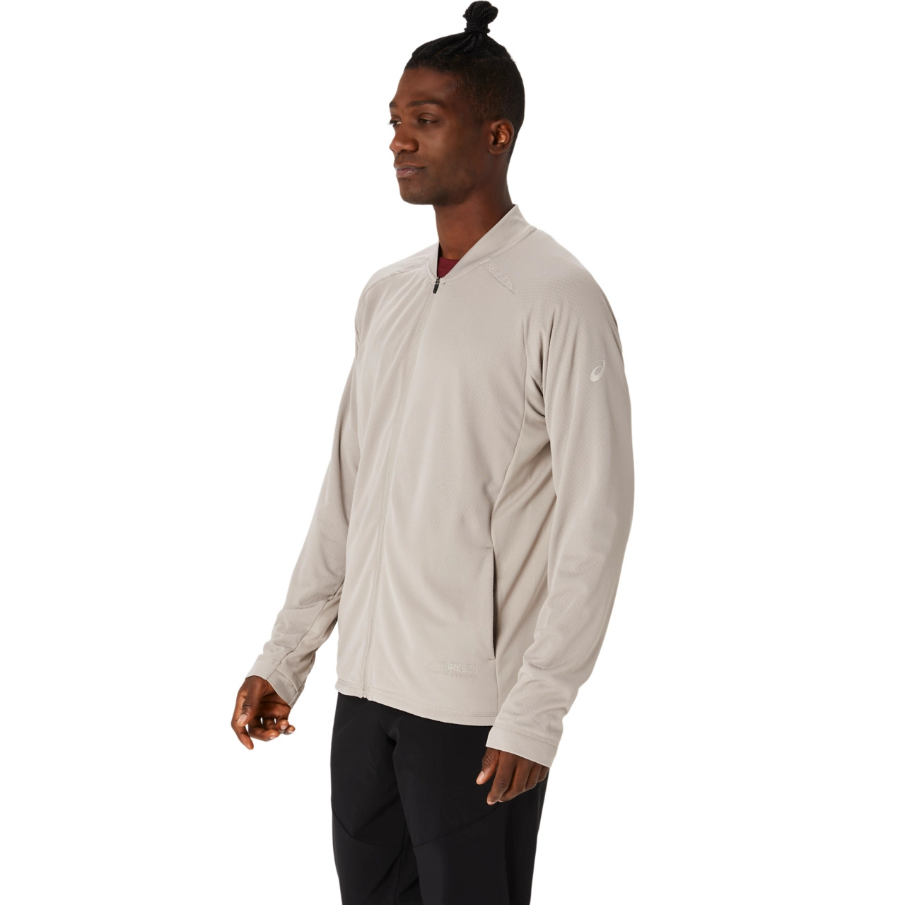 ACTIBREEZE JACQUARD GRID FULL ZIP JACKET - 3