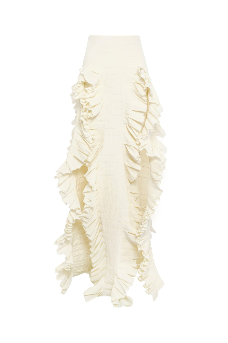 LAMINARY SKIRT OFF WHITE 5