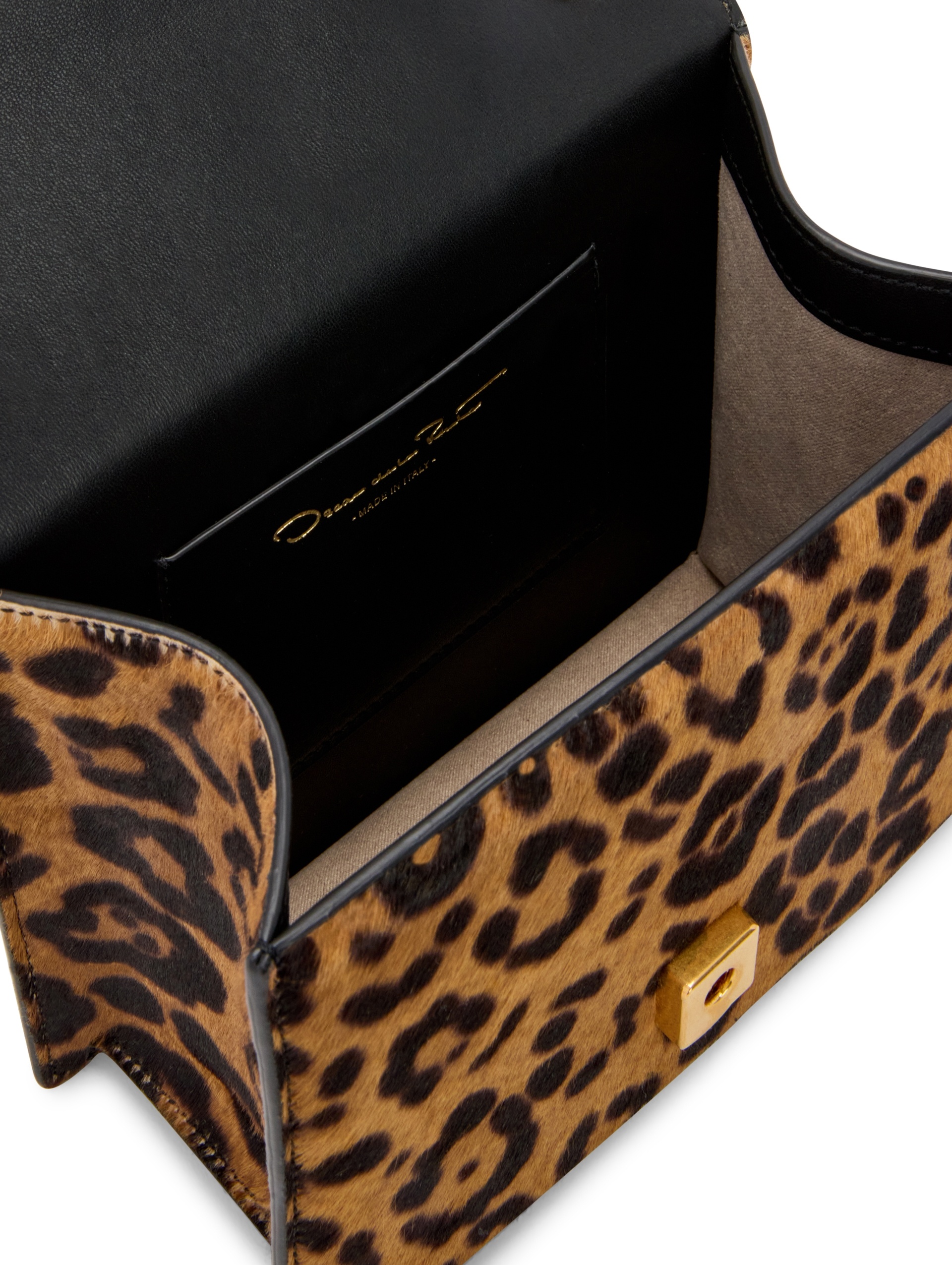 JAGUAR PRINTED HAIRCALF MINI TRO BAG - 4