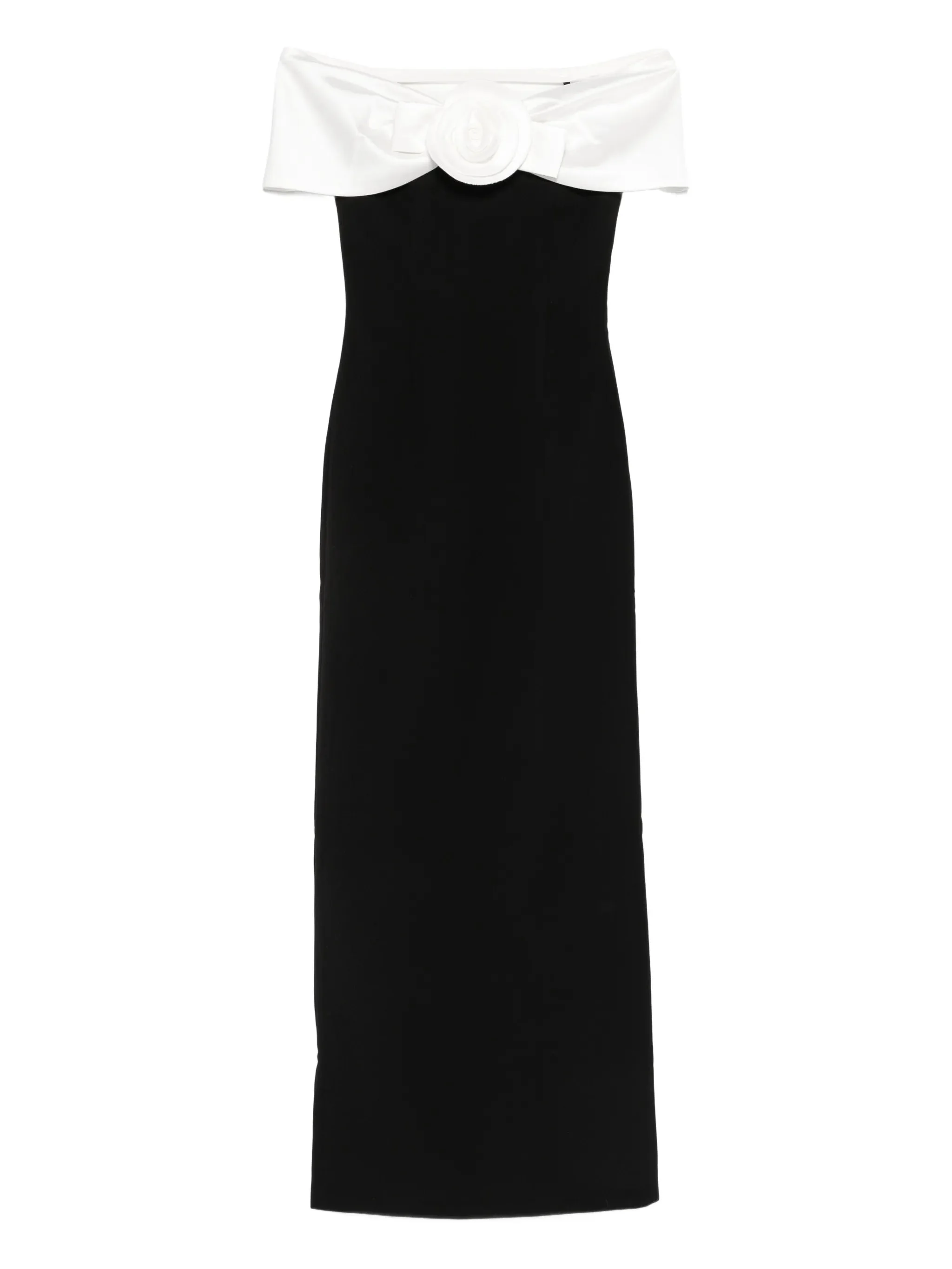 flower datail maxi dress - 1