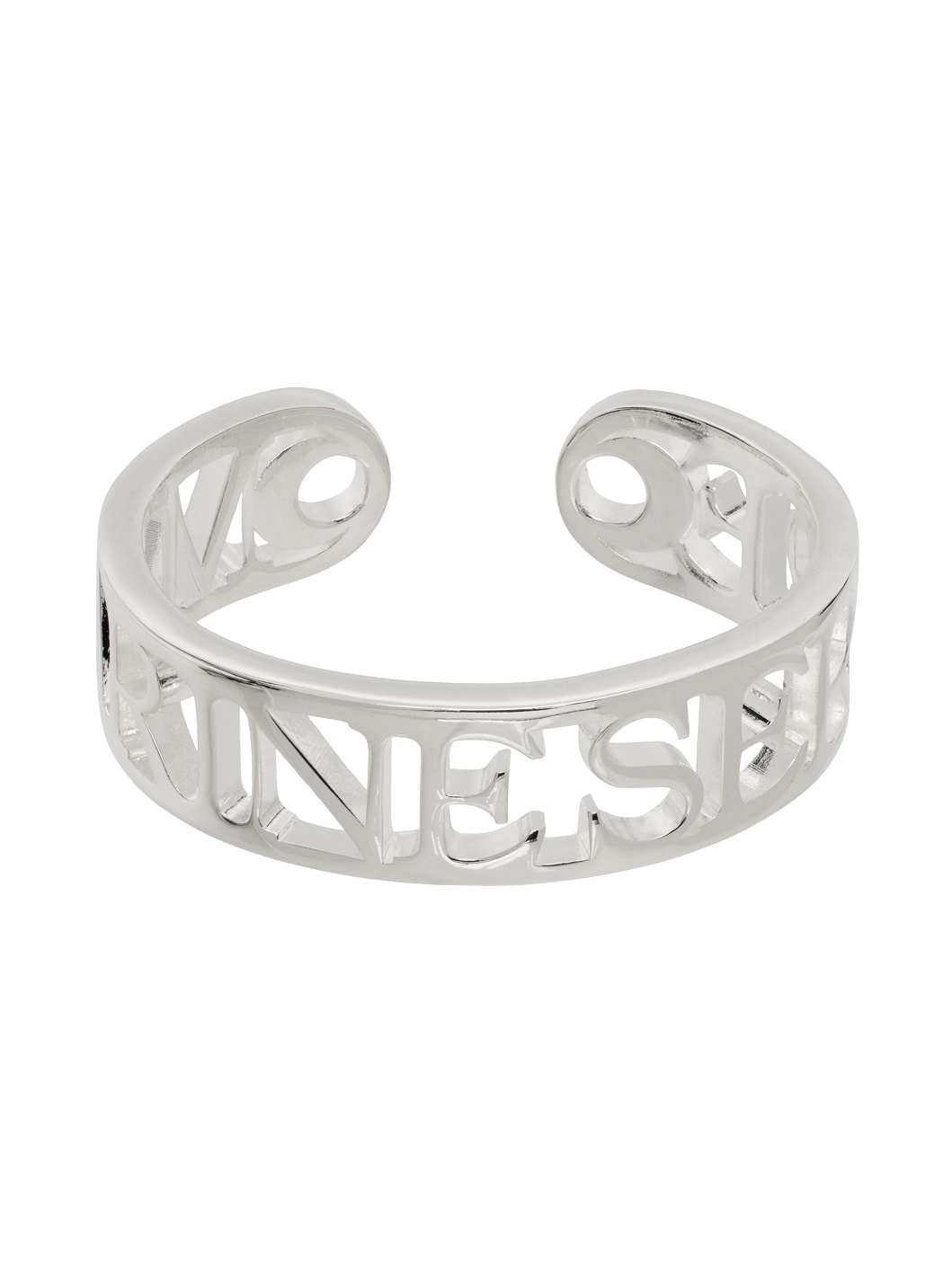 Silver Marine Serre Insert Bangle Bracelet - 1