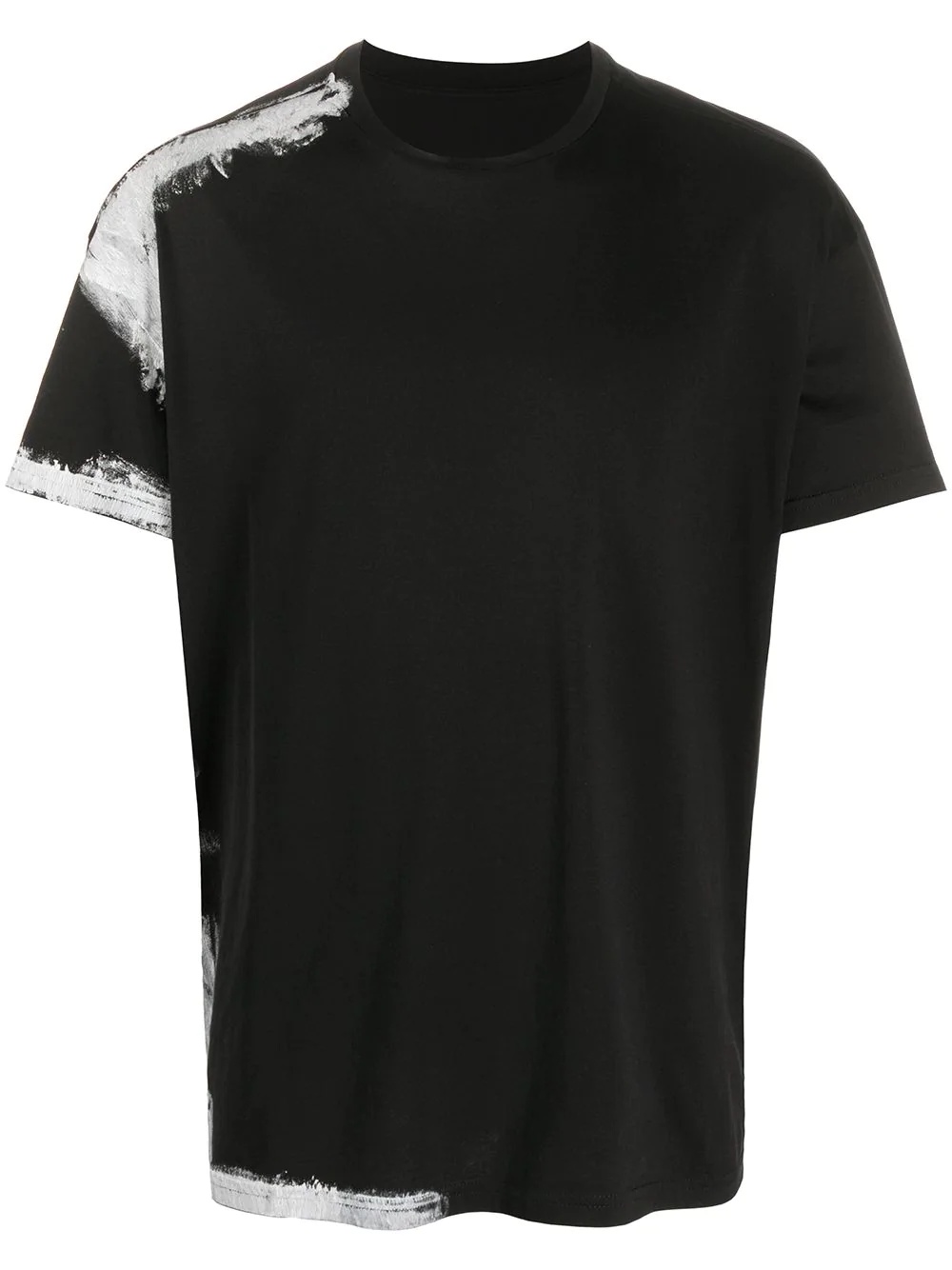 paint stroke print T-shirt - 1