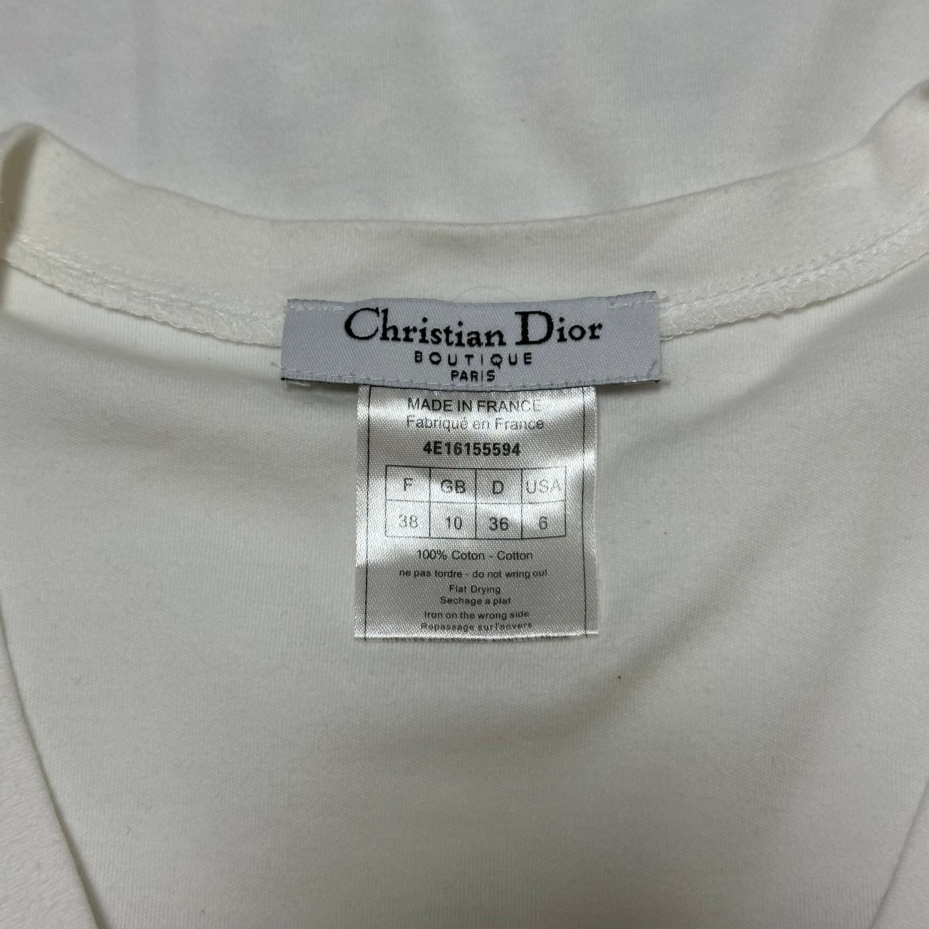 CHRISTIAN DIOR Spring Summer 2004 Gitane Tatoo Print T-shirt - 5