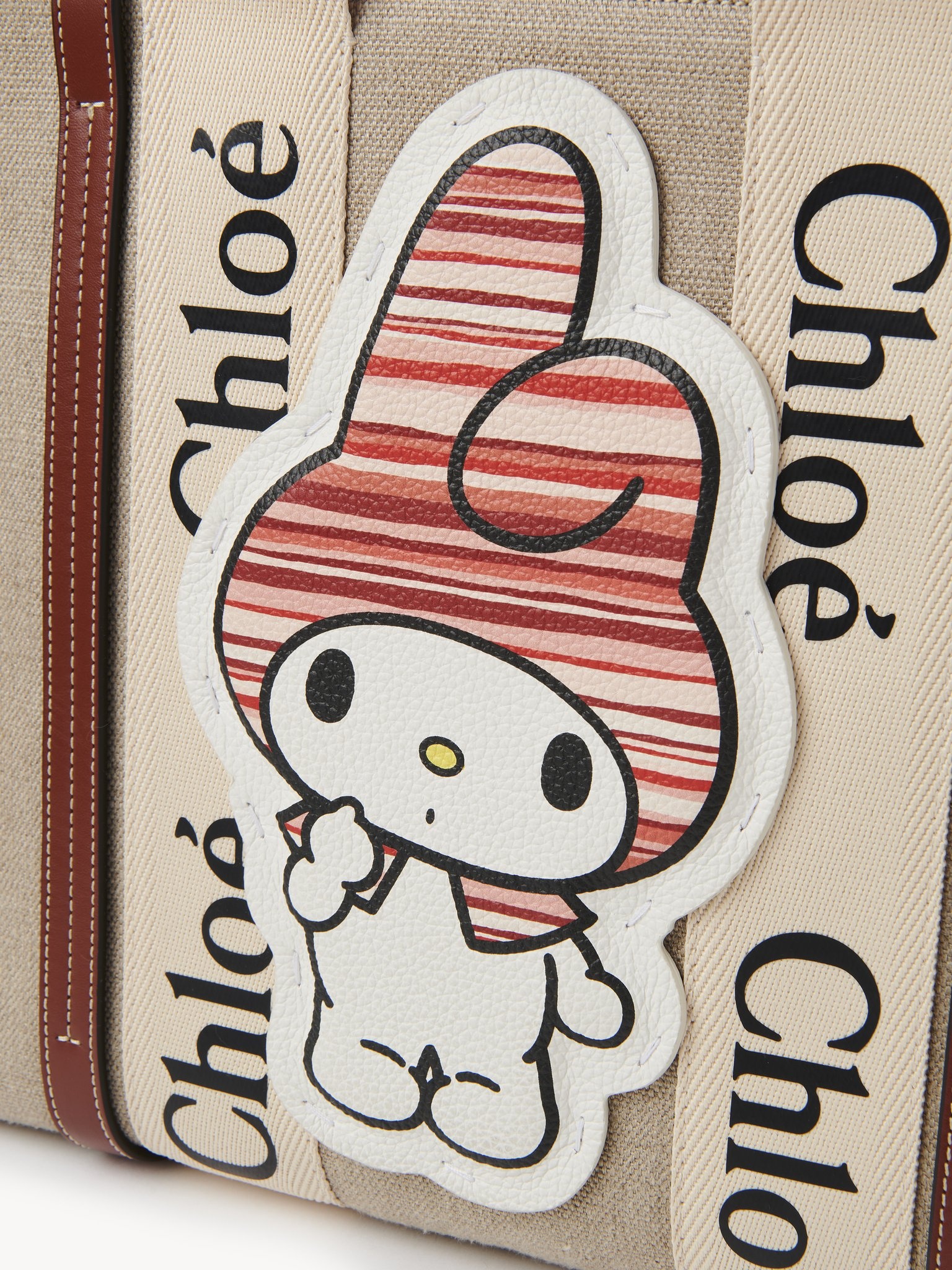 MY MELODY FOR CHLOÉ MEDIUM WOODY TOTE BAG - 3