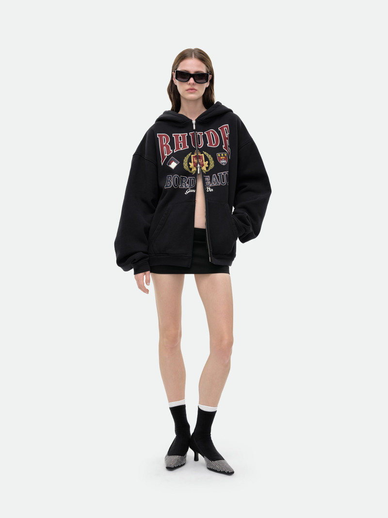 BORDEAUX GRAND VIN ZIP-UP HOODIE 8