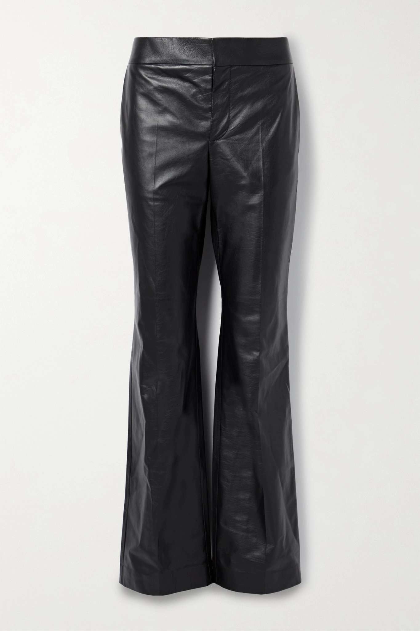 Baer flared leather pants - 1