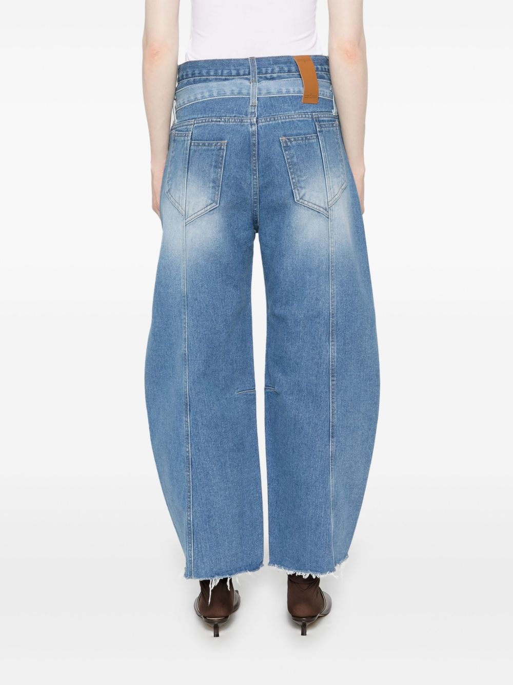logo-patch jeans - 4