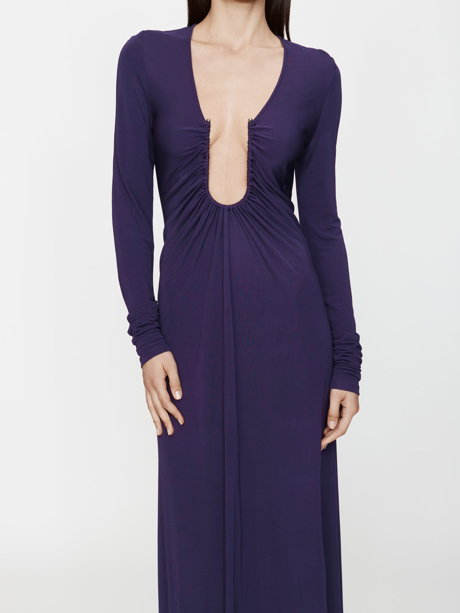 Arced Palm Long Sleeve Dress - 2
