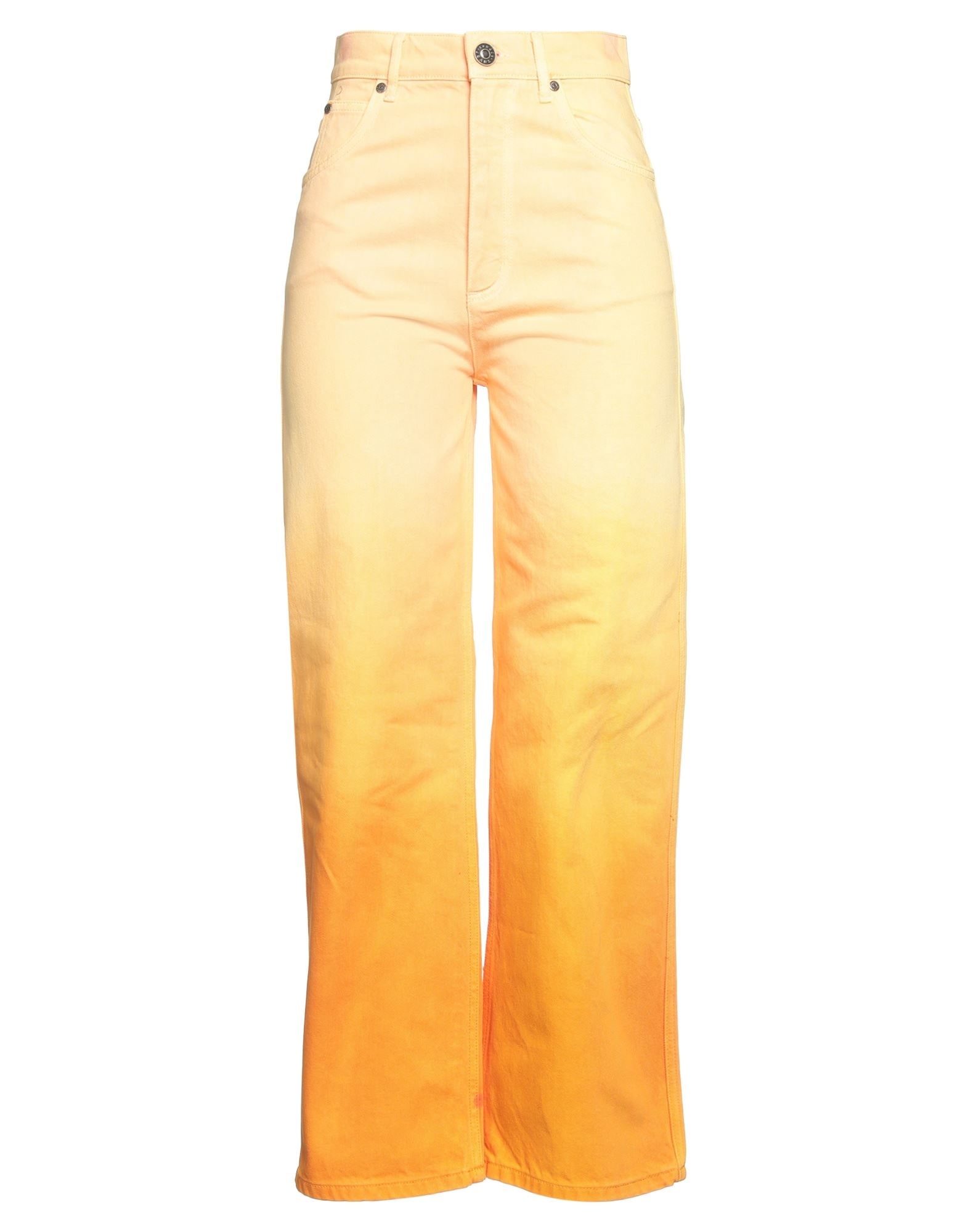Orange Women's Denim Pants - 1