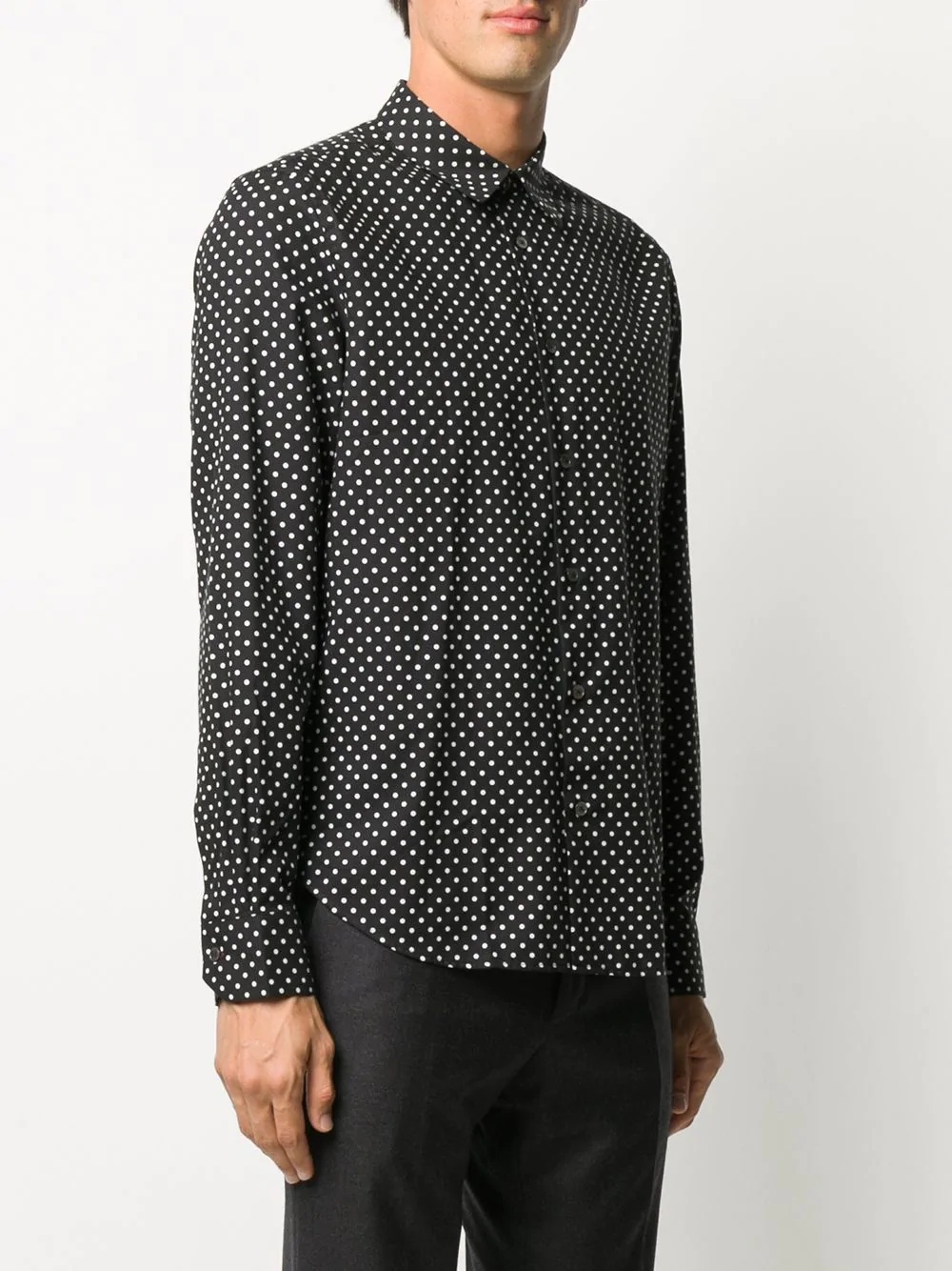 polka-dot print shirt - 3