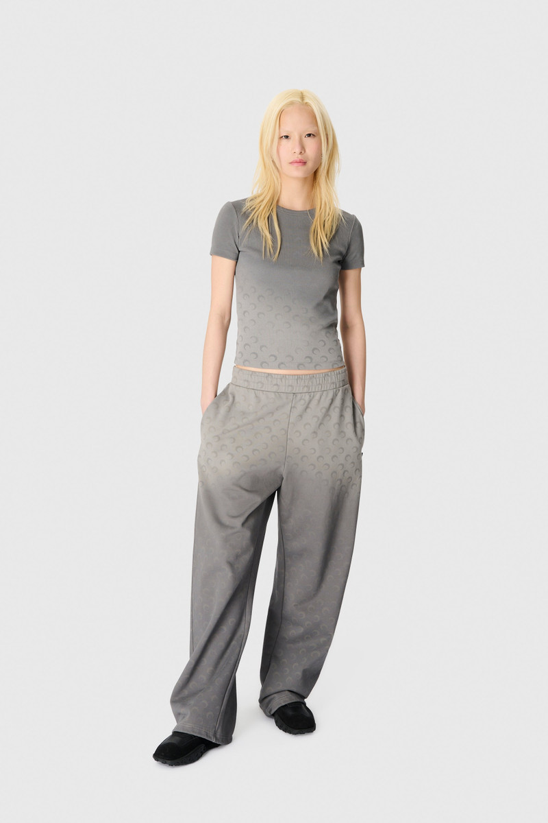 Marine Serre Faded Moon Jersey Baby Fit T-Shirt outlook