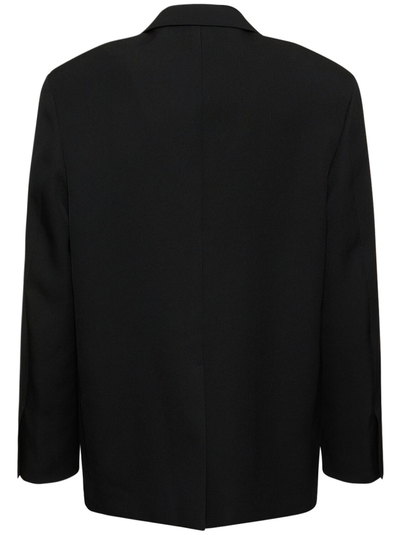 Sharp wool gabardine jacket - 5